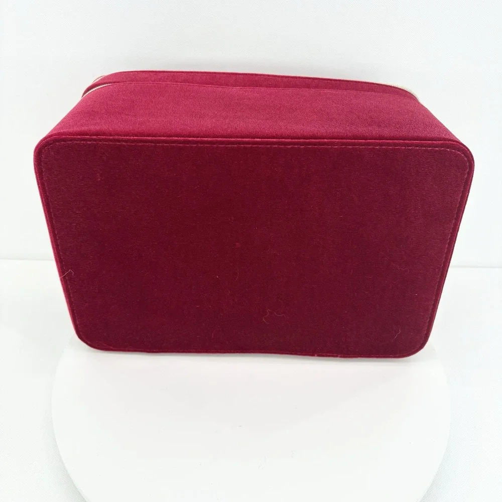 2024 Estee Lauder Red Velvet Limited Ed Holiday Beauty Box CASE ONLY‎ Bow Handle